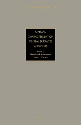 Vedam |  Optical Characterization of Real Surfaces and Films | eBook | Sack Fachmedien