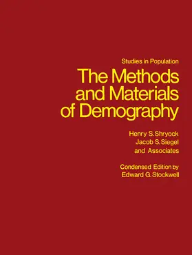 Shryock |  The Methods and Materials of Demography | eBook | Sack Fachmedien
