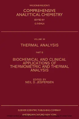 Jespersen |  Thermal Analysis | eBook | Sack Fachmedien