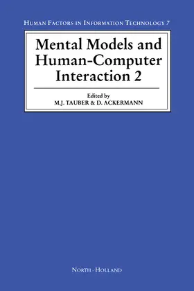 Tauber / Ackermann |  Mental Models and Human-Computer Interaction | eBook | Sack Fachmedien