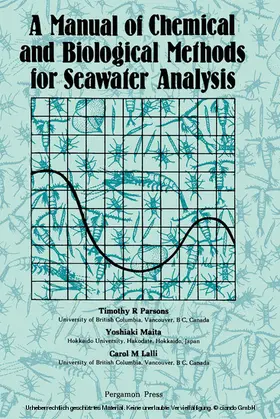 Parsons |  A Manual of Chemical & Biological Methods for Seawater Analysis | eBook | Sack Fachmedien