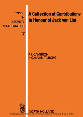 Cameron / Tilborg |  A Collection of Contributions in Honour of Jack van Lint | eBook | Sack Fachmedien