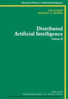 Gasser DVSc / Gasser / Huhns |  Distributed Artificial Intelligence | eBook | Sack Fachmedien