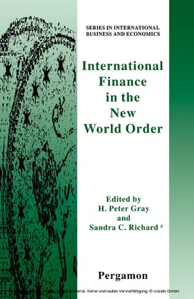Gray / Richard |  International Finance in the New World Order | eBook | Sack Fachmedien