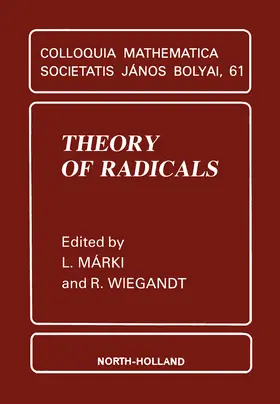 Márki / Wiegandt |  Theory of Radicals | eBook | Sack Fachmedien