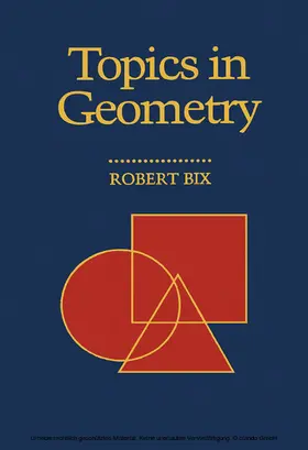 Bix |  Topics in Geometry | eBook | Sack Fachmedien