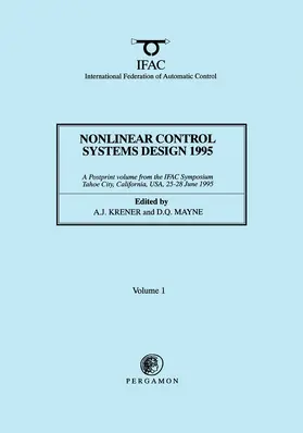 Krener / Mayne |  Nonlinear Control Systems Design 1995 | eBook | Sack Fachmedien