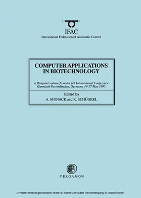 Munack / Schönert |  Computer Applications in Biotechnology | eBook | Sack Fachmedien