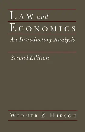 Hirsch |  Law and Economics | eBook | Sack Fachmedien