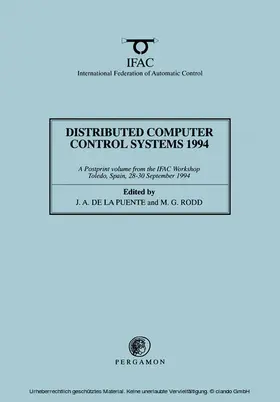 de La Puente / Rodd |  Distributed Computer Control Systems 1994 | eBook | Sack Fachmedien