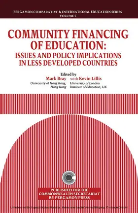 Bray / Lillis |  Community Financing of Education | eBook | Sack Fachmedien