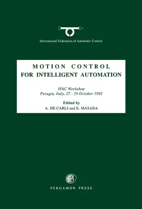 de Carli / Masada |  Motion Control for Intelligent Automation | eBook | Sack Fachmedien