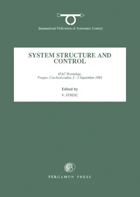 Strejc |  System Structure and Control 1992 | eBook | Sack Fachmedien