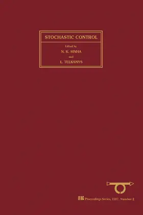 Sinha / Telksnys |  Stochastic Control | eBook | Sack Fachmedien