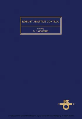 Goodwin |  Robust Adaptive Control | eBook | Sack Fachmedien