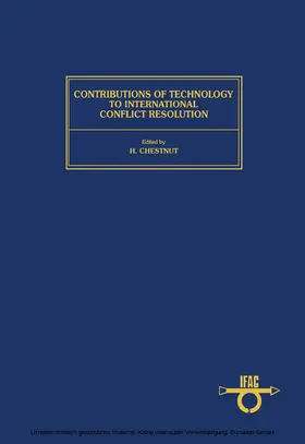 Chestnut |  Contributions of Technology to International Conflict Resolution | eBook | Sack Fachmedien