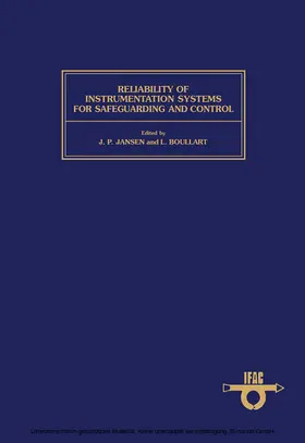 Boullart / Jansen |  Reliability of Instrumentation Systems for Safeguarding & Control | eBook | Sack Fachmedien