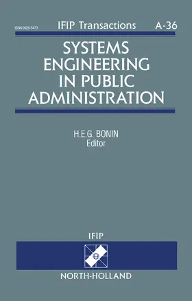 Bonin |  Systems Engineering in Public Administration | eBook | Sack Fachmedien