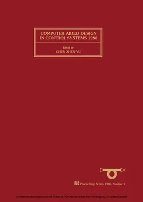 Chen |  Computer Aided Design in Control Systems 1988 | eBook | Sack Fachmedien