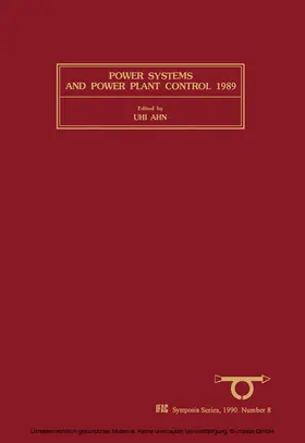 Ahn |  Power Systems and Power Plant Control 1989 | eBook | Sack Fachmedien