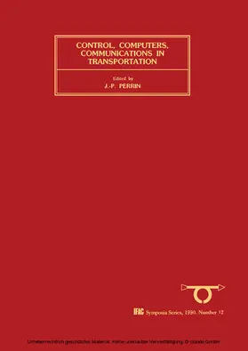 Perrin |  Control, Computers, Communications in Transportation | eBook | Sack Fachmedien