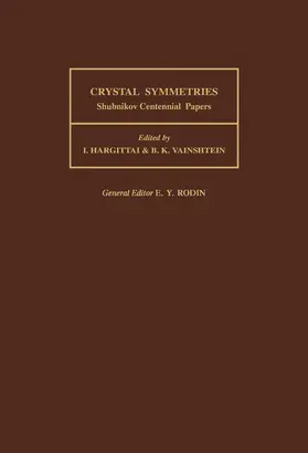 Vainshtein / Hargittai |  Crystal Symmetries | eBook | Sack Fachmedien