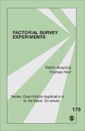 Auspurg / Hinz |  Factorial Survey Experiments | eBook | Sack Fachmedien