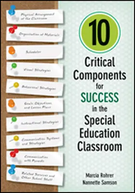 Rohrer / Samson |  10 Critical Components for Success in the Special Education Classroom | Buch |  Sack Fachmedien