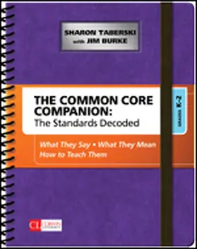 Taberski / Burke |  The Common Core Companion: The Standards Decoded, Grades K-2 | Buch |  Sack Fachmedien