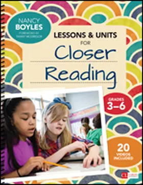 Boyles |  Lessons and Units for Closer Reading, Grades 3-6 | Buch |  Sack Fachmedien