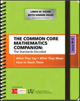 Gojak / Harbin Miles |  The Common Core Mathematics Companion: The Standards Decoded, Grades K-2 | Buch |  Sack Fachmedien