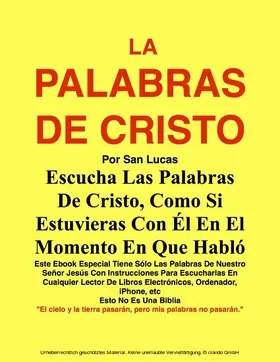 Procopio |  La Palabras De Cristo Por San Lucas | eBook | Sack Fachmedien