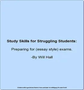 Hall |  Study Skills for Struggling Students | eBook | Sack Fachmedien