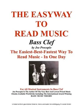Procopio |  THE EASYWAY TO READ MUSIC  Bass Clef | eBook | Sack Fachmedien