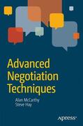 Hay / Agent for RDC / McCarthy |  Advanced Negotiation Techniques | Buch |  Sack Fachmedien