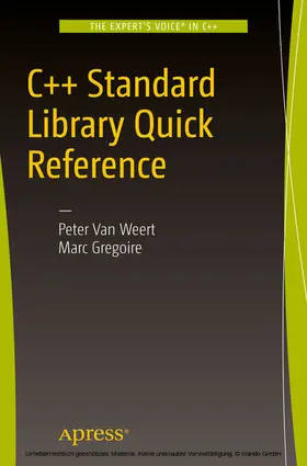 Weert / Gregoire | C++ Standard Library Quick Reference | E-Book | www.sack.de