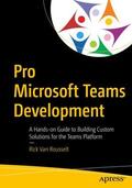 Van Rousselt |  Pro Microsoft Teams Development | Buch |  Sack Fachmedien