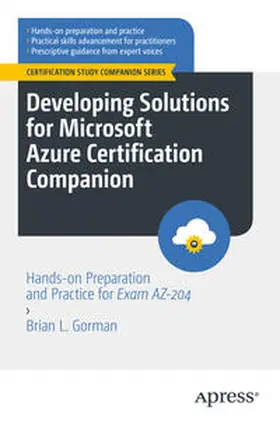 Gorman | Developing Solutions for Microsoft Azure Certification Companion | E-Book | sack.de