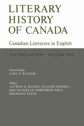 Klinck / Bailey / Bissell |  Literary History of Canada | eBook | Sack Fachmedien