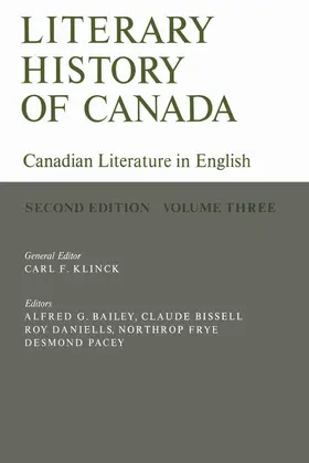 Klinck / Bailey / Bissell |  Literary History of Canada | eBook | Sack Fachmedien