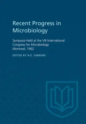 Gibbons |  Recent Progress in Microbiology VIII | eBook | Sack Fachmedien