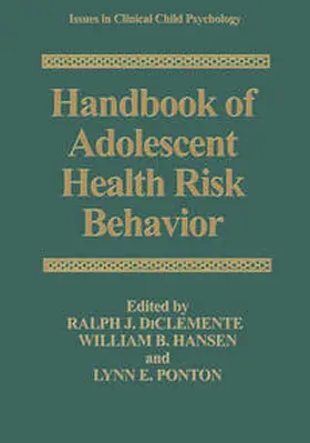 DiClemente / Hansen / Ponton | Handbook of Adolescent Health Risk Behavior | E-Book | www.sack.de