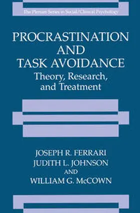 Ferrari / Johnson / Mccown |  Procrastination and Task Avoidance | eBook | Sack Fachmedien