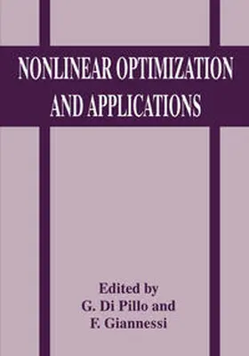 Pillo / Giannessi |  Nonlinear Optimization and Applications | eBook | Sack Fachmedien