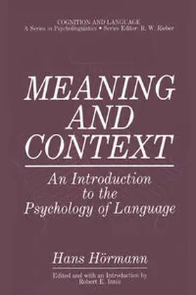 Hörmann / Innis |  Meaning and Context | eBook | Sack Fachmedien