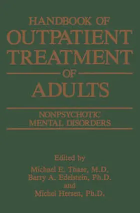 Edelstein / Hersen / Thase |  Handbook of Outpatient Treatment of Adults | eBook | Sack Fachmedien