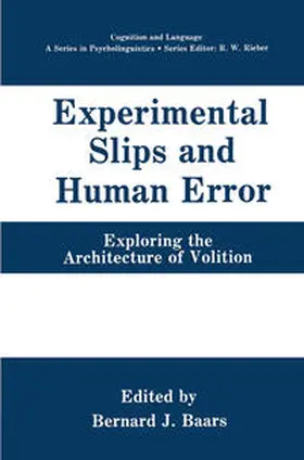 Baars | Experimental Slips and Human Error | E-Book | sack.de