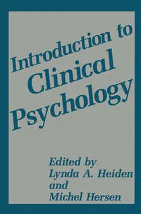 Heiden / Hersen |  Introduction to Clinical Psychology | eBook | Sack Fachmedien