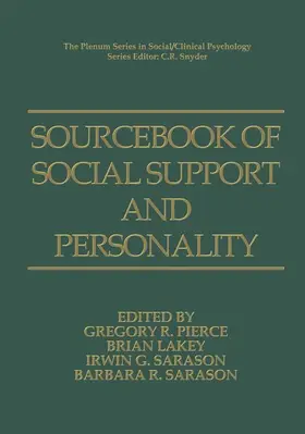 Pierce / Sarason / Lakey |  Sourcebook of Social Support and Personality | Buch |  Sack Fachmedien