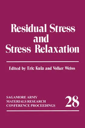 Kula | Residual Stress and Stress Relaxation | E-Book | www.sack.de